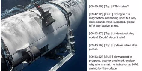 titan sub transcript|Shock twist in Titan sub probe after chilling transcript。